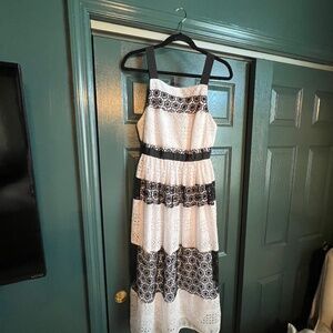 Black and white dress